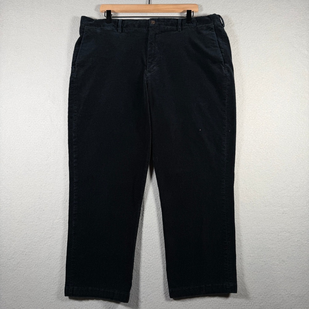 Polo Ralph Lauren Men 38x30 Navy Blue Corduroy Stretch Classic Fit Pants
